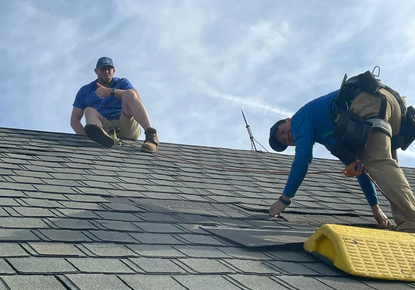Representative residential roof work