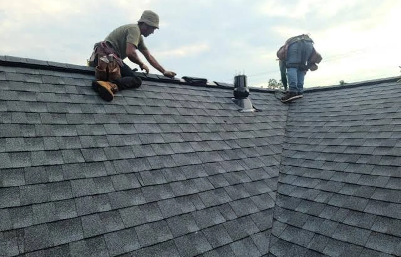 Representative residential roof work